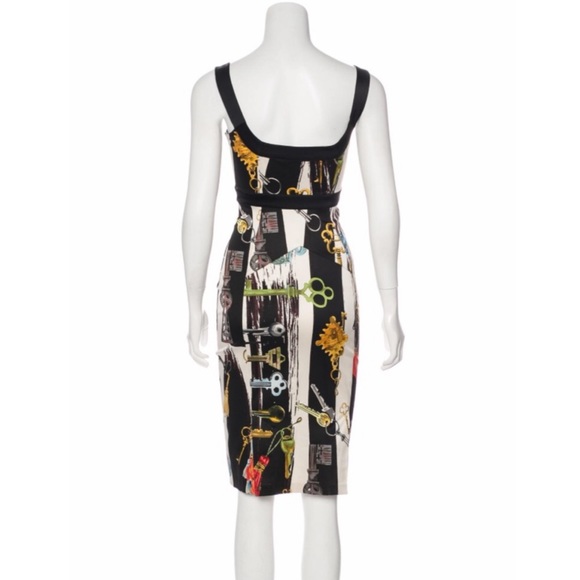 Diane Von Furstenberg Silk-Blend Printed Dress - Picture 12 of 12